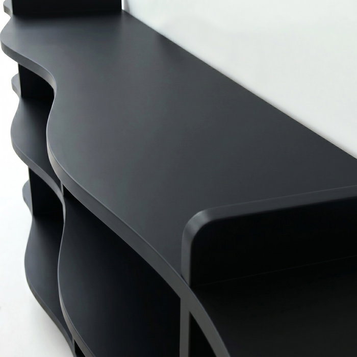 Hanah Home Consola Flusso - Black Hanah Home Consola Flusso - Black